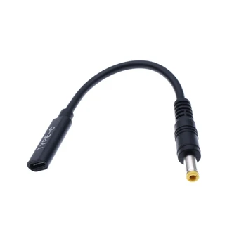 USB de Tip C PD a 5.5*2.5 DC Plug Cablu de Încărcare Cablu pentru Laptop DVD Putere Adaptor Încărcător