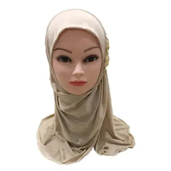 Noi Muslim Copii Fete Hijab Islamice Arabe Școală articole pentru acoperirea capului Underscarf Eșarfă Folie Văl Complet Acoperi Rugăciune Pălărie Accesorii 2-7Y