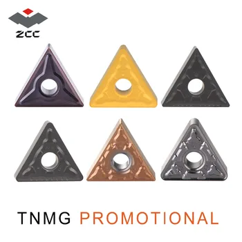 10buc/lot ZCC.CT de promovare carbură de tungsten de cotitură insertii TNMG TNMG160404 TNMG160408 oțel inoxidabil oțel strung CNC instrumente
