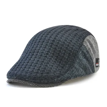 Omul Anglia Design Capac Toamnă Iarnă Tendință De Tricotat Pălării De Lână Ține De Cald Boina Bereta Os Casquette