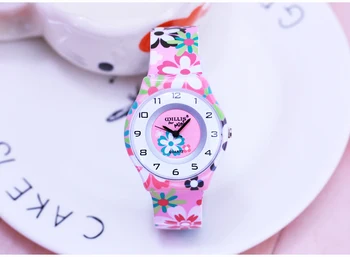 WILLIS Flori Minunate Pentru Mini Ceasuri Femei Rochie Ceasuri Rezistente la Apă pentru Copii Ceas de mana Copii Cadou