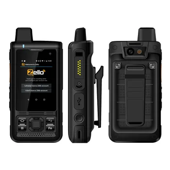 UNIWA B8000 4G LTE de Rețea Radio Zello ASV Walkie Talkie Telefon Android 8.1 Baterie de 4000mAh ROM 8GB GPS a-GPS Suport NFC
