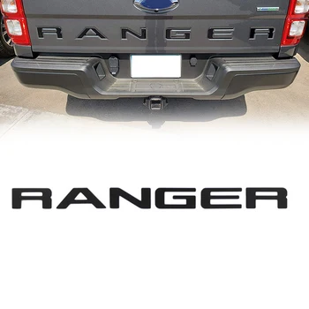 Hayon Introduce Litere pentru Ford Ranger 2019 2020, 3D Ridicat & Decalcomanii de Litere, Hayon Embleme (Negru)