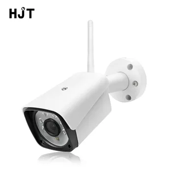 HJT Camera IP 1.0 MP/2.0 MP H. 264 WIFI Metal Alb de Exterior IP66 rezistent la apa IR Noapte Viziune Slot pentru Card SD de Supraveghere Video