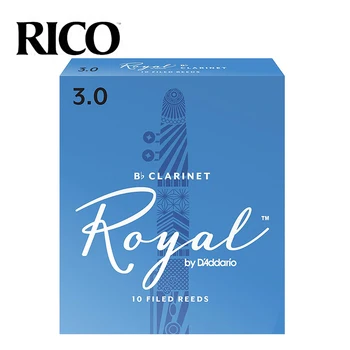 RICO Royal Bb Clarinet Stuf, Puterea #2.5 #3.0, 10-pack Albastru Cutie 10 [transport Gratuit]