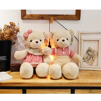 Cuplurile care suporta cadouri de Ziua de naștere pentru copii si fete Noi jucării de pluș rochie de urs păpuși
