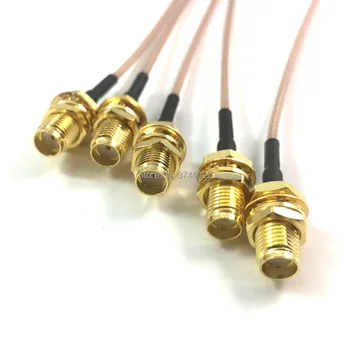 10buc Sma Female Jack pentru a Deschide End Conector 15cm RG178 Cablu de Extensie Cablu Pentru Rețea 3G