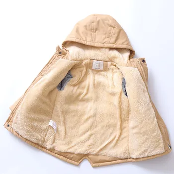 2020 Jacheta Pentru Baieti de Iarna Haină de Lână pentru Copii Hanorac de baiat Copii mici, articole de Îmbrăcăminte exterioară pentru Copii Haina Pentru Baiat/fata