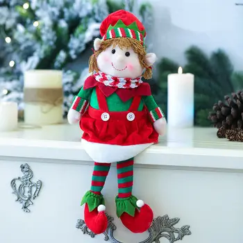 Moda De Craciun Pandantiv De Pluș Elf, Elfi Păpuși Jucărie Pentru Pomul De Crăciun De Anul Nou Cadouri Xmas Decor