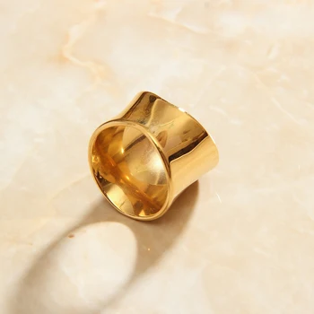 Ellers concavă Suprafață Netedă Inele Design Simplu de Culoare de Aur Midi Ring Ciolan Inele Pentru Femei Bijuterii Bagues Anillos Mujer Anel