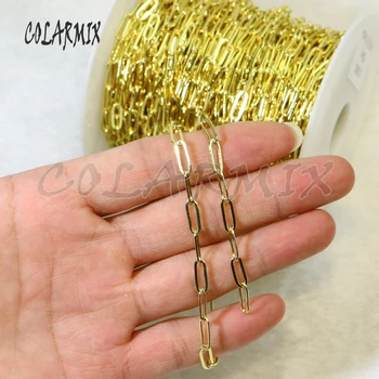 5-10 metri link colier Deschis Lanț colier accesorii lanț de link-ul lanț pentru a face bijuterii 9449