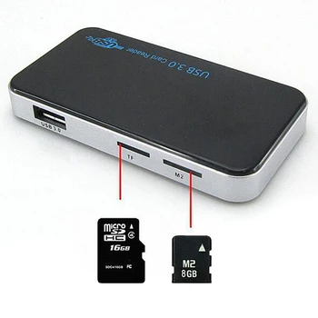 USB 3.0 Compact Flash All-in-1 Multi Cititor de Carduri de Memorie Adaptor CF MicroSD MS XD Multifuncțional Carduri de Memorie Cititoare