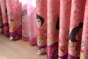 Dora Copii Desene Animate Complet Opace Cortina Grădiniță Perdea Camera De Printesa Dormitor Umbrire Pânză Fereastră Franceză Coreeană Coarda