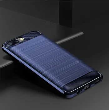 OnePlus 5 caz de culoare albastră (albastru), carbon serie, caseport
