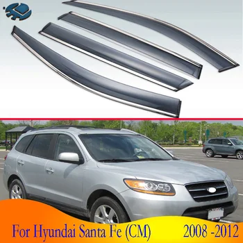 Pentru Hyundai Santa Fe (CM) 2008 2009 2010 2011 2012 Accesorii Auto Exterioare din Plastic Viziera de Aerisire Nuante Fereastra Soare Ploaie de Paza