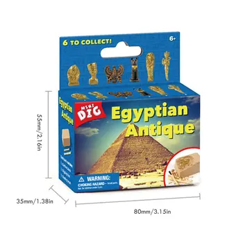 Sapaturi Arheologice Jucărie Egiptean Înțelepciune Piramida Rășină De A Îmbunătăți Capacitatea De Hands-On Creierul Gândirea Independentă 1 Set