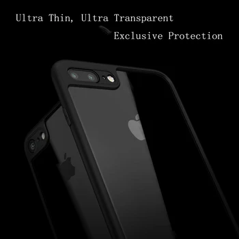 Oppselve Lux de Caz Pentru iPhone 8 7 6 s Ultra Subțire Capinhas PC & TPU Silicon Caz Acoperire Pentru iPhone 8 7 6 s 6s Plus Coque Fundas