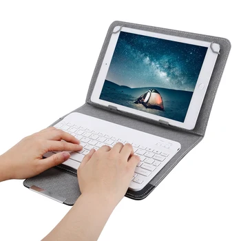 10inch Caz de Tastatură Tablet Laptop PU Caz de Protecție Capac Universal Tastatura Cazuri Cu BT de la Tastatură Pentru Android Dropshipping