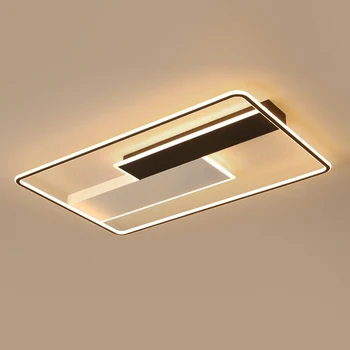 Moderne led Lampă de Plafon, Led Lumina Plafon pentru hol Living Dormitor Bucătărie Alb și Negru Creatoare de Moda Lampă de Plafon 11