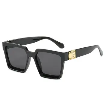 WOENFEL Moda Dreptunghi ochelari de Soare Brand de Lux pentru Femei Ochelari de Soare Piața de Epocă Retro Cadru Mare Designer de Ochelari de Călătorie