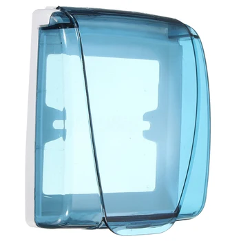 Universal Impermeabil 86 Tip Priză De Perete Placa Panoul De Comandă Cutie De Acoperire Protector Albastru