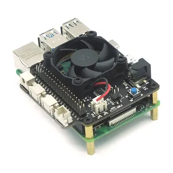 Raspberry Pi 4 Model B X735 Smart power mgmt bord Auto-Control ventilator de răcire withSafe Opririi 5V Max,8A Ieșire pentru Raspberry Pi