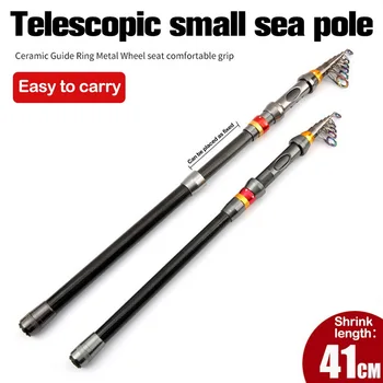 Sougayilang 1.8-3.0 m Tijă Telescopică set Ultralight Greutate Rod Role de Pescuit de apă Sărată, apă Dulce, Filare Tambur Aborda