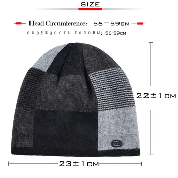 Unisex capota Carouri de cusut de pălărie pentru bărbați de iarnă, căciuli om chelioși Tricotate din lână capace pentru femei Pălării de Iarnă Hip Hop capace gorros