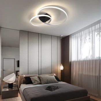 LICAN Moderne LED lumini Plafon pentru Dormitor, camera de zi aluminiu corp de iluminat pentru acasă Rotund lampă de Tavan pentru casa Dormitor