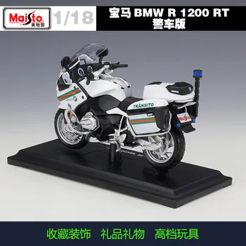 Maisto 1:18 R1200 RT Motocicletă de Poliție Aliaj Metal de Motocicleta de Sosea Model