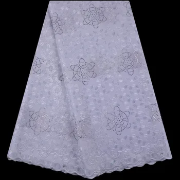 2019 Înaltă calitate Nigerian dantela tesatura din Africa dantela tesatura francez voile dantela cu snur din material textil pentru petrecerea de nunta A1311