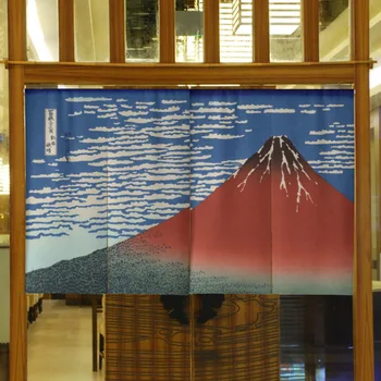Japoneză Ukiyo-e Ușa Cortina Muntele Fuji Partiție Perdea Bucatarie Dormitor Toaletă Jumătate Cortina Feng Shui Cortina Noren