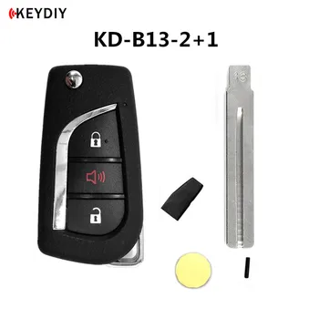 KEYDIY KD B13 Cheie Auto Pentru Toyota KD900/KD-X2 Cheie Programator Seria B de Control de la Distanță cu KD Chip și 13# Netăiat Lama