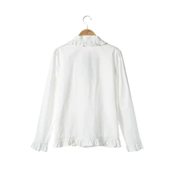 Noi feminin toamna haina jacheta doamnelor petrecere a timpului liber în vrac alb cardigan tricou F0763 pot personalizate de dimensiuni mari
