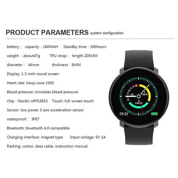 Ceas inteligent M31 Plin Sn Apăsați Ip67 rezistent la apa de mai Multe Sporturi Modul Diy Smart Watch face pentru Android & Ios