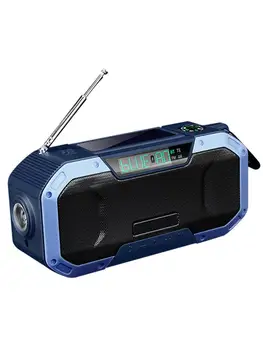 De urgență Mână cotite Radio cu Afișaj LED Alarma SOS Încărcător de Telefon Mobil SUNT FM 5000mAh Impermeabil Vreme Solare Radio