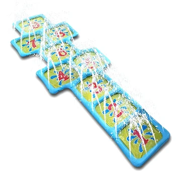 Curtea Numărul De Copii Piscină De Vară Șotron Joc În Aer Liber Saltea Gonflabila Jucărie Distractiv Splash Joc De Apă Cu Sprinklere Accesorii