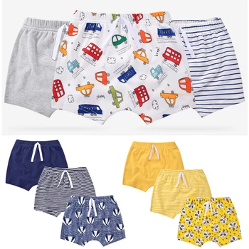 3 piese din bumbac băiatul purta pantaloni scurți de vară pantaloni pentru copii 0-2 ani copii vechi fund de copil pantaloni harem multicolor opțional