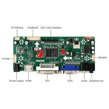 HDMI+DVI+VGA LCD placa de sistem Driver Monitor Kit pentru Display LED LP140WH4-TLA1 Panoul de 1366x768 LP140WH4(TL)(A1) transport gratuit