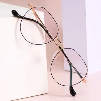 Noua versiunea coreeană a retro de metal rama de ochelari Moda oglindă plană Simplu și frumos decorate rama de ochelari.