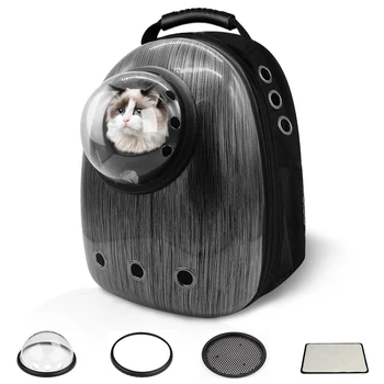 Călătorie de Companie Pisica Rucsac Bubble Dome pentru Câini și Pisici de Avion Aprobat Capsulă Spațială Impermeabil Respirabil Rucsac