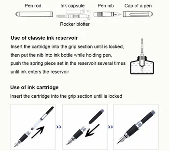 JINHAO X450 de lux de Afaceri Scris Drăguț pixuri cadou Bue 0,5 mm Peniță cu Cerneală stilou metal Stilou Fără Caseta de Creion