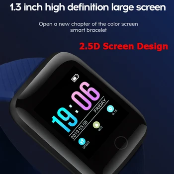 Fitness Ceas D13 1.3 Inch Ceas Inteligent Bărbați IP67 rezistent la apa Monitor de Ritm Cardiac Smartwatch Femei Pentru Android IOS Apple Watch Telefon