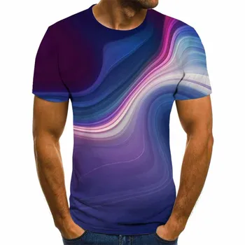 2020 vara noi bărbați t-shirt 3D imprimate t-shirt pentru bărbați sălbatice casual, O-gât de sex masculin de moda t-shirt de imprimare 3D T-shirt marimea 6XL