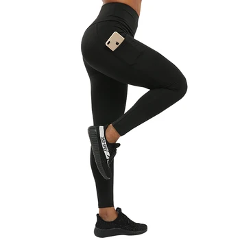 Push-Up De Fitness, Colanti Pentru Femei Talie Mare Antrenament Legging Cu Buzunare Mozaic Leggins Pantaloni Sport Femei Jambiere