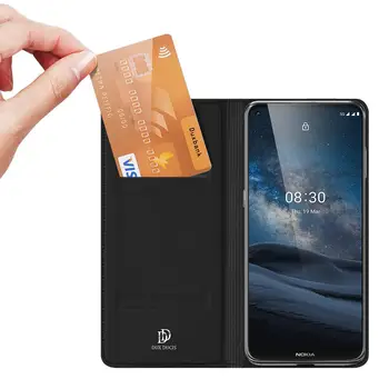 Pentru Nokia 8.3 5G Telefon Mobil Capac de Protecție din Piele de Caz cu Slot pentru Card