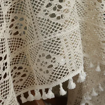 Handmade Tricotate Ciucure Dantela Fata De Masa Vintage Capac De Masa Pentru Petrecerea De Nunta Decor Acasă Toalha De Mesa