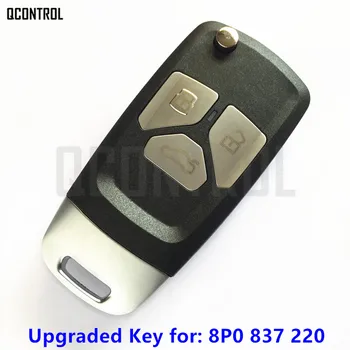 QCONTROL Actualizat de la Distanță Cheie 434MHz pentru Audi 8P0837220 Masina A3 S3 A4 S4 TT 2005-2013
