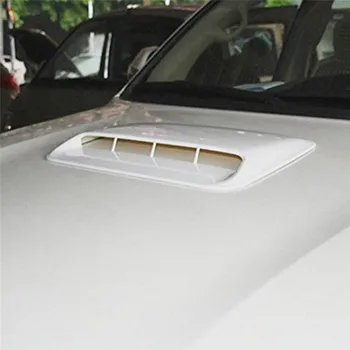 Auto universale Styling Decorativ Argintiu/alb/negru Fluxul de Aer de Admisie Scoop Turbo Capota de Aerisire Capota Alte 3D Autocolant caroserie