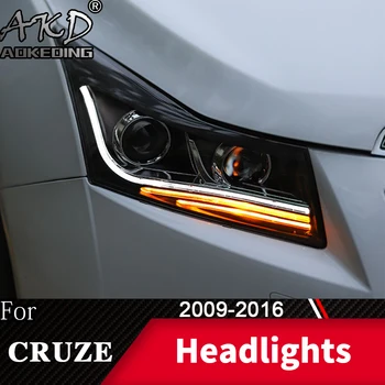 Lampă de cap Pentru Chevrolet Cruze 2009-2016 Faruri de Ceata Lumini de Zi de Funcționare Lumina DRL H7 LED Bi Xenon Bec Accesorii Auto